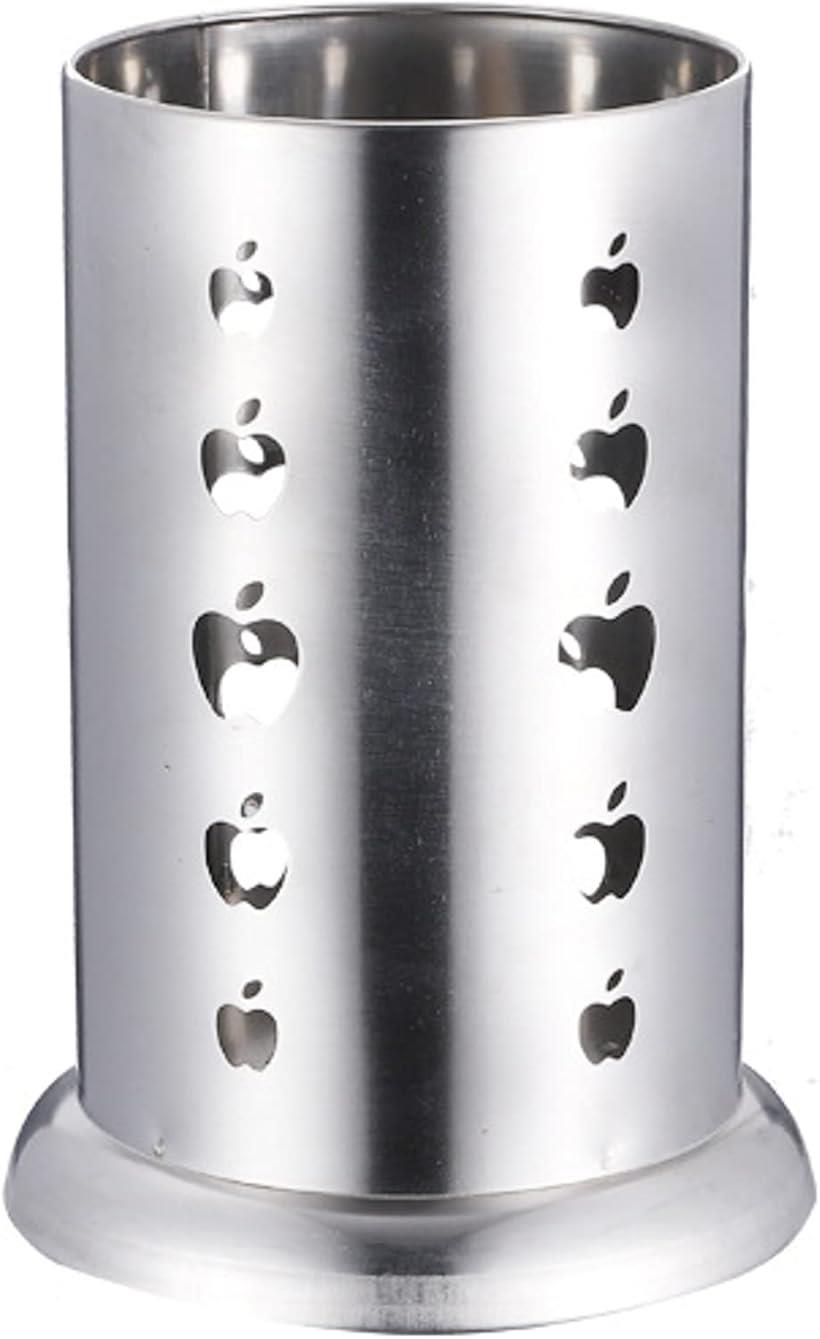 良品ラボ 箸立て ステンレス製 水切り 丸型 カトラリースタンド お箸 フォーク スプーン 収納 1個