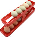 良品ラボ 卵ケース たまごケース 冷蔵庫用 2段 ローリング 収納 エッグホルダー 掃除しやすい プラスチック 1個