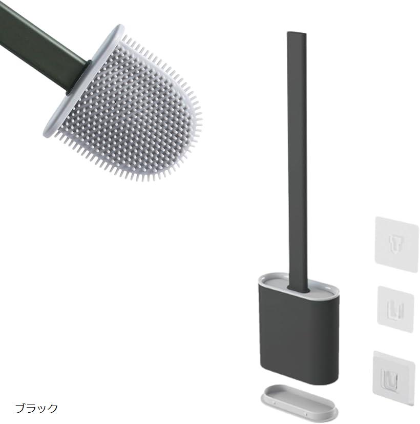 「傷つけずに汚れを落とすソフトブラシ」 しなやかなソフトゴム素材を使用したトイレブラシは、陶器を傷つけることなく汚れをしっかりキャッチ。ブラシの弾力性が高く、水流口やカーブ部分などの細かい箇所もやさしく掃除できます。硬すぎない柔らかなブラシが、便器内の頑固な汚れにもフィットし、力を入れずに効率よく洗浄可能です。「死角ゼロの洗浄力」 独自の形状と適度なしなりを持つブラシは、便器のフチ裏や奥まった隅にも柔軟に届きます。通常のブラシでは届きにくい“死角”にもアプローチしやすく、見えない汚れも残さずきれいに。トイレの衛生環境を保つための頼れる清掃アイテムです。「コンパクトに収納」 コンパクトなデザインで収納時に場所を取らず、持ち運びや掃除後の洗浄・乾燥も簡単。省スペースに収まるため、自宅のトイレだけでなく、アウトドアや旅行、仮設トイレなど様々なシーンでも活躍します。コンパクトでありながら機能性も兼ね備えた便利設計です。「清潔感のあるスタイリッシュデザイン」 無駄のないミニマルなデザインで、インテリアの邪魔をせず自然に溶け込みます。清潔感のあるホワイト、シックなブラック、落ち着きのあるグレーの3色展開で、生活感を抑えつつも空間になじむ美しい見た目。来客時にも好印象を与える見た目の良さもポイントです。「商品詳細サイズ：約36.5 x 9.8 x 4.3cm　重量：約220g　カラー：ホワイト / ブラック / グレー　素材：ブラシヘッド / TPR（ソフトゴム）、ハンドル / PP（ポリプロピレン）仕様：スタンド付き 用途：便器内の清掃、フチ裏・奥の掃除、水洗トイレ用※ 他ネットショップでも併売しているため、ご注文後に在庫切れとなる場合があります。予めご了承ください。※ 品薄または希少等の理由により、参考価格よりも高い価格で販売されている場合があります。ご注文の際には必ず販売価格をご確認ください。※ 沖縄県、離島または一部地域の場合、別途送料の負担をお願いする場合があります。予めご了承ください。※ お使いのモニタにより写真の色が実際の商品の色と異なる場合や、イメージに差異が生じることがあります。予めご了承ください。※ 商品の詳細（カラー・数量・サイズ 等）については、ページ内の商品説明をご確認のうえ、ご注文ください。※ モバイル版・スマホ版ページでは、お使いの端末によっては一部の情報が表示されないことがあります。すべての記載情報をご確認するには、PC版ページをご覧ください。