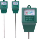 土壌水分計 水分測定 水やりチェッカー 水分量計測 土壌テスター 観葉植物 家庭菜園 畑 差し込み 電池不要 2個セット