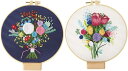 刺繍キット 刺繍糸 刺繍枠 刺繍針 DIY クロスステッチ 初心者 セット 花 フランス刺繍