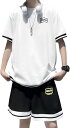 アスペルシオ ストリート系 上下 セットアップ 半袖 tシャツ 半ズボン 快適 カジュアルウェア メンズ スウェット ルームウェア 短パン 部屋着 スポーツ ジャージ クルーネック 大人 楽ちん 通気性