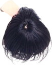 人毛100% 部分ウィッグ ヘアピース 女性 軽量 人工頭皮 分け目自由 ボリュームアップ レディース つむじ 白髪隠し バング 12x12cm 20cm