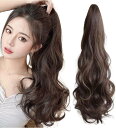 ポニーテール ウィッグ クリップ式 ポイントウィッグ かつら エクステ ロング 自然 上品 55cm