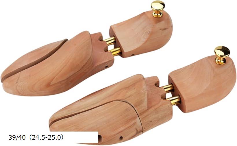 木製 シューキーパー シューツリー 型崩れ防止 シューズ形を保つ 高品質 41/42 25.5-26.0 37/38 23.5-24.0 39/40（24.5-25.0）