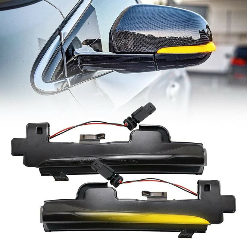 【楽天ランキング1位入賞】互換品 互換品 ボルボ VOLVO LED 流れて光る ノーマル点灯への切替SW付 ドアミラー シーケンシャル ウインカー スモークレンズ仕様 S60 S80 V40 V60 V70 純正交換タイプ 左右1組