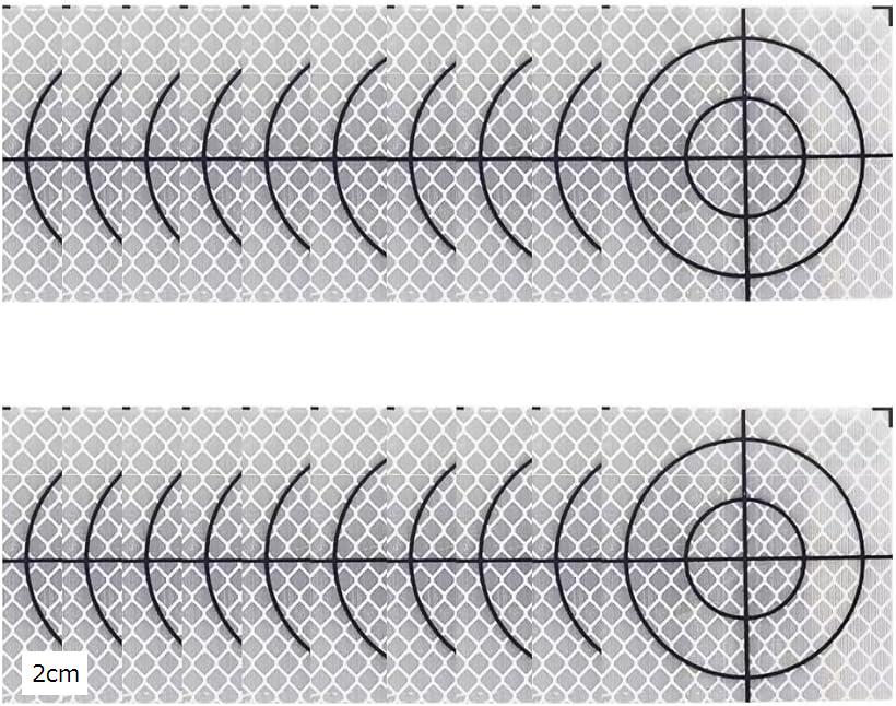 反射シート 測量用 プリズム 反射プリズム ターゲット 20枚セット 3cm 4cm 2cm