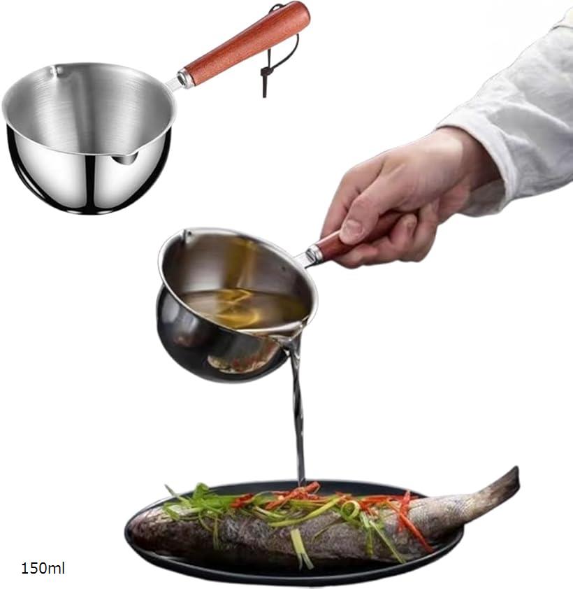 ミルクパン ih対応 直火対応 片手鍋 ソースパン 小鍋 小さい鍋 ミニ鍋 離乳食 目盛付 ステンレス キッチンツール 300ml 500ml 150ml