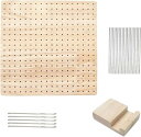 ブロッキングボード 編み物 木製 かぎ針編み 20x20cm