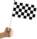 フラッグ 旗 チェッカー ミニ モータースポーツ バイク 自転車 イベント 10本セット