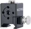 1/4 ''-20 と 3/8 ''-16 ネジ穴延長ブラケット、Arri 位置決めネジ付き NATOレールクランプ -606 レールクランプ