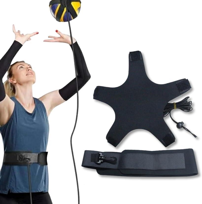 バレーボール 練習 サッカー トレーニング器具 サーブ スパイク 個人 ゴムバンド アタック トス 用具