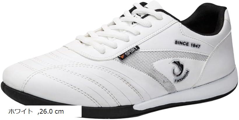 ゴルフシューズ メンズ スパイクレス スタイリッシュデザイン 防水 軽量 ソールグリップ コスパ重視 初心者・練習用にも最適 26.5 cm ブラック 25.5...