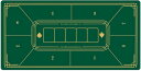 ポーカーマット プレイマット ポーカーテーブル 8人用