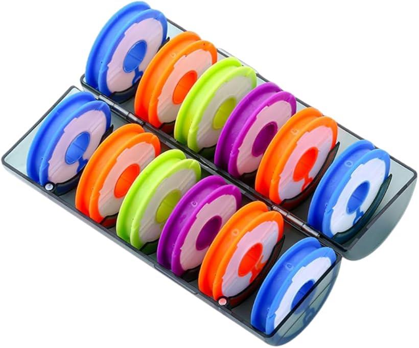 仕掛け巻 釣り スプール 糸巻き 釣り針 釣りライン 12個セット