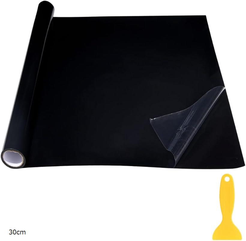 水槽 バックスクリーン 背景シート アクアリウム 熱帯魚 ブラック 2m 30cm