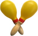 マラカス シェイカー 2本 ペア セット リズム 楽器 木の持ち手 Maracas カラオケ サルサ