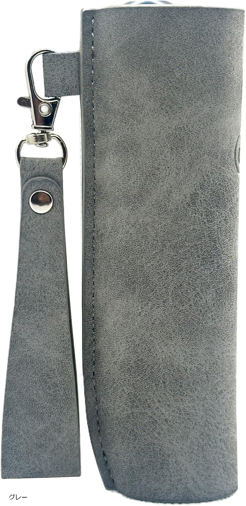 互換品対応アイコス イルマ ワン/i ワン用のケースcompatible with IQOS収納 ILUMA ONE ケースPUレザー製加熱式 たばこ用アクセサリ グレー