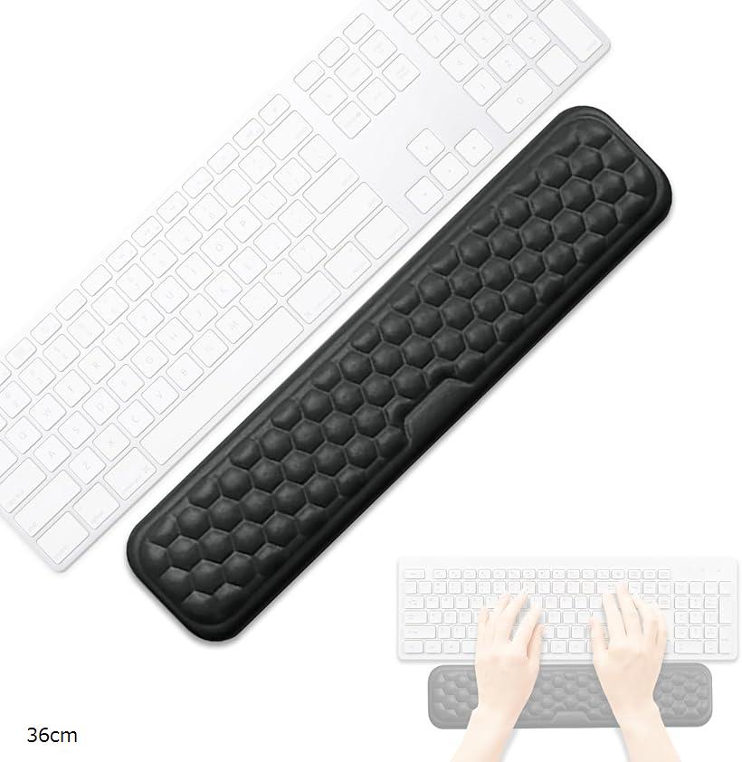 リストレスト キーボード 手首 パームレスト アームレスト 低反発 クッション 人間工学 マウスパッド 大型 ゲーミング 肘 疲労 デザイン コンピュータ タイ...
