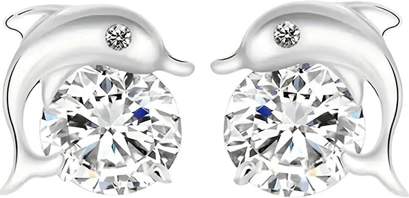 イルカ ピアス ジュエリー 2個セット かわいい 量産型 地雷系 ハンドメイド