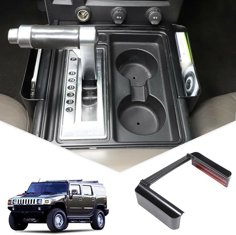 ハマーH2 2003年～2007年に対応 セントラルコントロール収納ボックス コンソール収納 多機能ツール収納 センターコンソール 内装パーツ 小物入れ