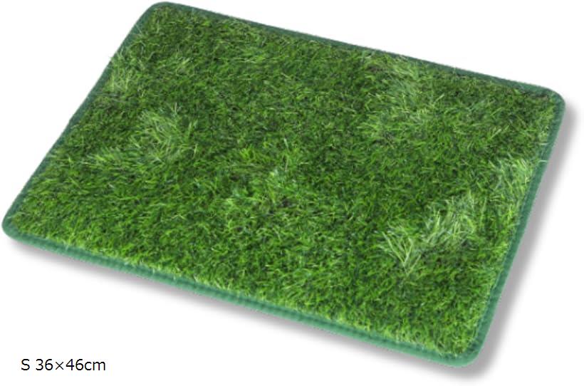 ペットマット 犬用 猫用 トレーニングパッド 人工芝 芝マット M 46x58.5cm L 46x71cm S 36x46cm