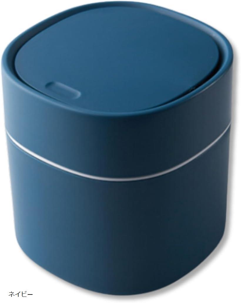 卓上ゴミ箱 ふた付き ダストボックス ミニ ワンプッシュ 開閉 シンプ...(3)