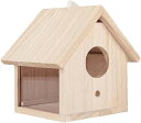 野鳥 巣箱 鳥小屋 バードハウス 吊り下げ 木製 野鳥観察 鳥の巣
