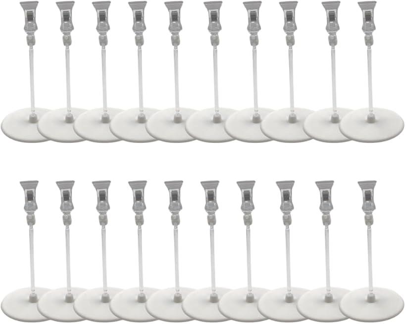 クリップホルダー ポップスタンド ポップクリップ 角度調整可能 20個セット