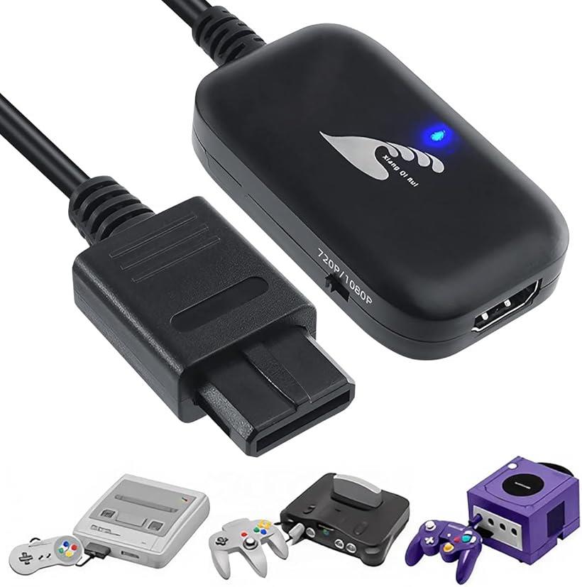 スーパーファミコン HDMI 変換 コンバーター N64 ゲームキューブ 出力 ケーブル