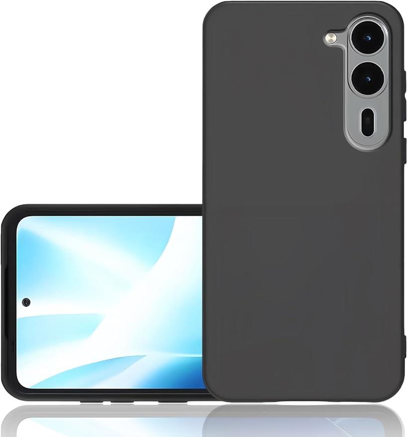 Rakuten - Arrows We2 Plus ケース F-51E スマホケース シリコン オッポ リノ 耐衝撃 ソフト 薄型 ストラップホール付き カバー (ブラック, TMK-UCI-465)