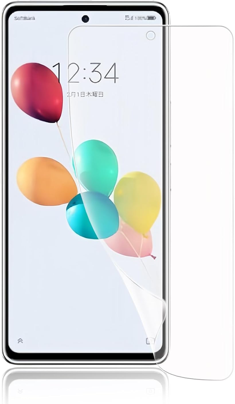 Rakuten - アンチグレア1枚入りZTE あんしんファミリースマホ フィルム Anshin Family A303ZT 6.7インチ 専用 非ガラス TPU素材 指紋認証が可能 反射防止 浮き防止 気泡レス キズ修復 3D保護