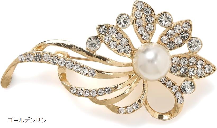 ティグロス ブローチ コサージュ パール 卒業式 入学式 セレモニー ゴールド フォーマル ジャケット ス..