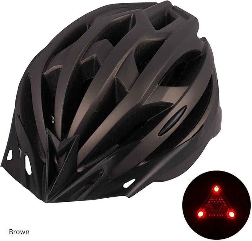 ISAK 自転車用 ヘルメット 安全 超軽量 サイクルヘルメット スポーツヘルメット LED安全ライト/パラソ..