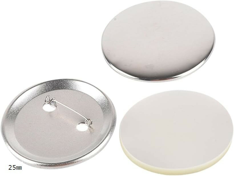 缶バッジ かわいい デザイン ピンバッジ 丸型 安全ピン付き ファッション小物 コレクション用 オリジナルグッズ 推し活アイテム 100個セット 32mm 25mm