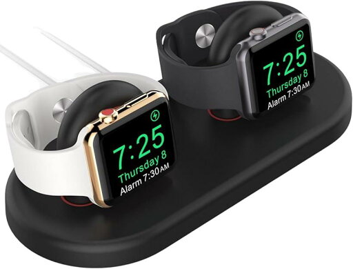 iWatch 充電スタンド ケーブル収納 ABS材質 Apple Watch適用 ナイトスタンドモード対応 iWatch 充電スタンド ケーブル収納 ABS材質 Apple Watch適用 ナイトスタンドモード対応