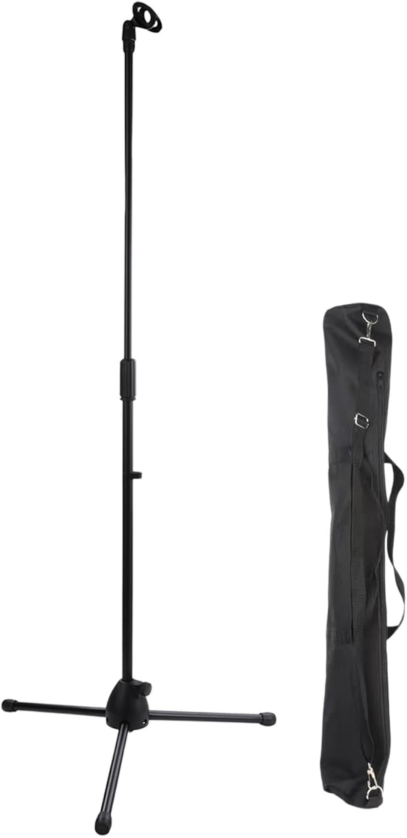 「ストレートタイプのマイクスタンド」 直立型のストレートマイクスタンドは、シンプルで無駄のないデザイン。有線用マイクやスタンドマイクとの相性が良く、家庭用カラオケからプロの現場まで幅広く使えます。「高さ調整が自在で使いやすい」 使用シーンに応じて高さ調節が簡単に可能。ライブやコンサート、発表会など、立ち位置や演出に合わせて、75cmから150cmまで、最適な高さに調整できます。スタジオや会議室でも快適に使えます。「安定感のある三脚スタンド」 しっかりと安定する三脚ベースで、ガタつきにくく安心。カラオケマイクや有線マイクをしっかり支え、講習会や放送、レコーディングの現場でも頼れる存在です。「マイクホルダー付きで幅広い対応」 標準的なサイズのマイクホルダーが付属しており、様々なマイクにフィット。マイクをしっかりホールドし、サウンドのブレを防いでパフォーマンスをサポートします。「多目的に活躍するスタンド」 このマイクスタンドは、カラオケ・講習会・会議・ライブ・発表会など、あらゆる場面に対応。有線マイクやスタンドマイクと組み合わせて、よりクリアなサウンドを実現します。※ 他ネットショップでも併売しているため、ご注文後に在庫切れとなる場合があります。予めご了承ください。※ 品薄または希少等の理由により、参考価格よりも高い価格で販売されている場合があります。ご注文の際には必ず販売価格をご確認ください。※ 沖縄県、離島または一部地域の場合、別途送料の負担をお願いする場合があります。予めご了承ください。※ お使いのモニタにより写真の色が実際の商品の色と異なる場合や、イメージに差異が生じることがあります。予めご了承ください。※ 商品の詳細（カラー・数量・サイズ 等）については、ページ内の商品説明をご確認のうえ、ご注文ください。※ モバイル版・スマホ版ページでは、お使いの端末によっては一部の情報が表示されないことがあります。すべての記載情報をご確認するには、PC版ページをご覧ください。安心のワンタッチ 快適ステージ体験 簡単ワンタッチ着脱 【互換品】Mitoland 着脱式 フライパン用 取っ手 2本 セット ティファール アイリスオーヤマ サーモス対応 汎用 ハンドル 鍋 専用 ブラック あなたのステージに安心を Mitoland マイクスタンド ストレート 収納バッグ付き 高さ 調整 可能 三脚ベース スタンドマイク 有線マイク カラオケ ライブ 発表会 会議 講習会 注目商品！ Mitoland 継ぎ脚 家具の高さ 調整 継足 アジャスター 4個セット 高さ5.5cm/8cm 2段階調整 ベッド こたつ テーブル ソファ ブラック 落ちない安心感 Mitoland S字フック 12個 大きい 頑丈 滑り止めゴムコーティング 落ちない 吊り下げ 屋外