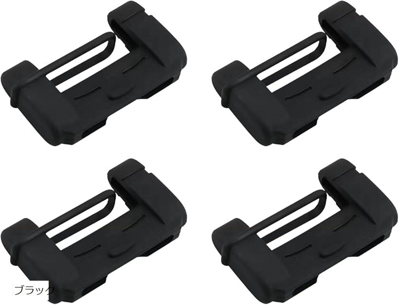 4個セット シリコン シートベルトカバー バックルカバー 傷防止 洗える カー用品 グレー ベージュ ブラック