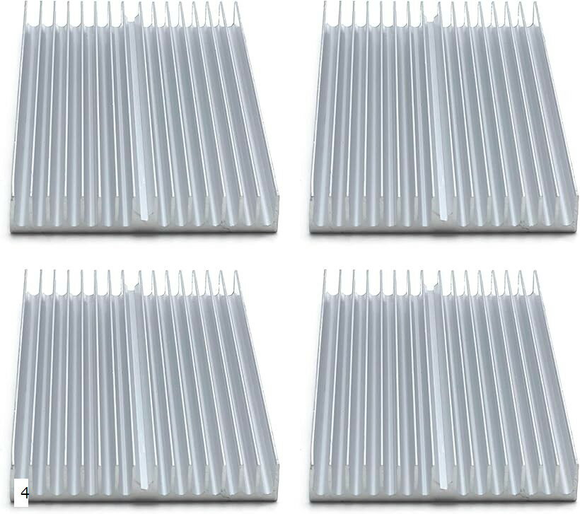 モデルノ ラ テール アルミ ヒートシンク 放熱板 冷却 パーツ 自作PC 電子工作 3Dプリンター モーター ..