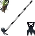 草取り道具 76cm/114cm/152cm 草刈りレーキ/鍬 草削り 立ったまま 草取り器 庭 の 雑草むしり らくらく 除草 畑 あぜ 雑草取り道具 草取り鎌