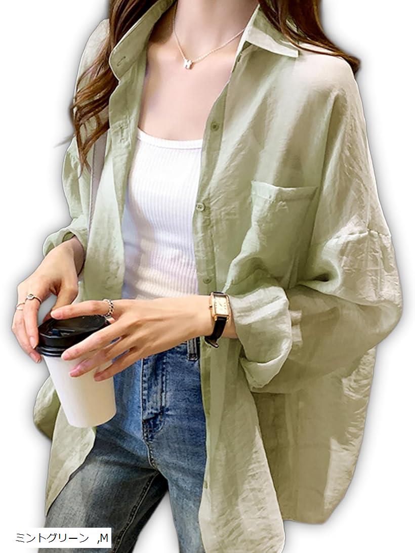 BASILE28 シースルーブラウス 緑（玉虫色) BASILE28 シースルーブラウス 緑（玉虫色) - メルカリ