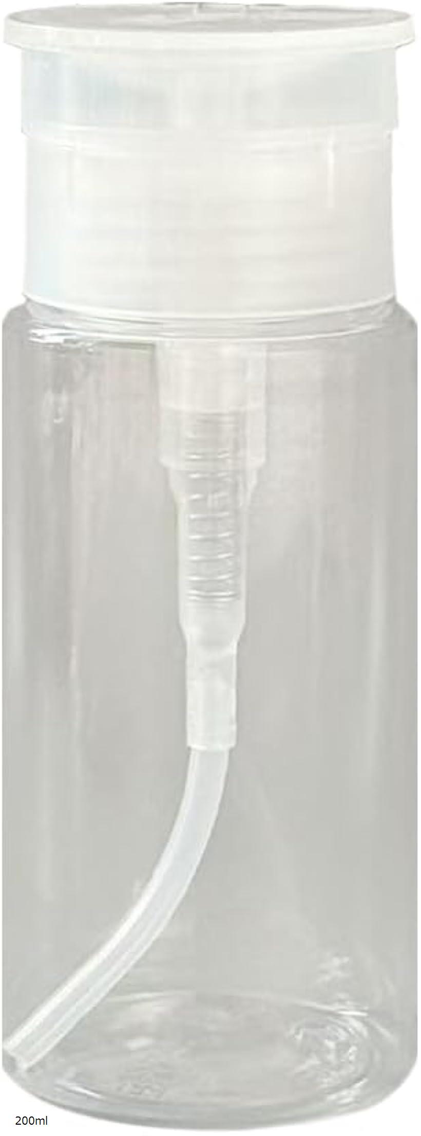 ネイルディスペンサー ポンプヘッドボトル 詰め替えボトル 200ml