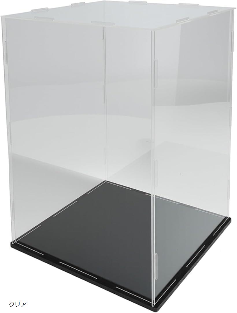 アクリル フィギュアケース 20x20x30cm 防汚 耐久 台座付き クリア