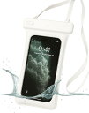 防水ケース スマホ用 IPX8 認定防水 浮く設計 360°保護 携帯ケース アイホン タッチ可 顔認証 気密性 水中撮影 お風呂 海水浴 水泳 雨の日 透明
