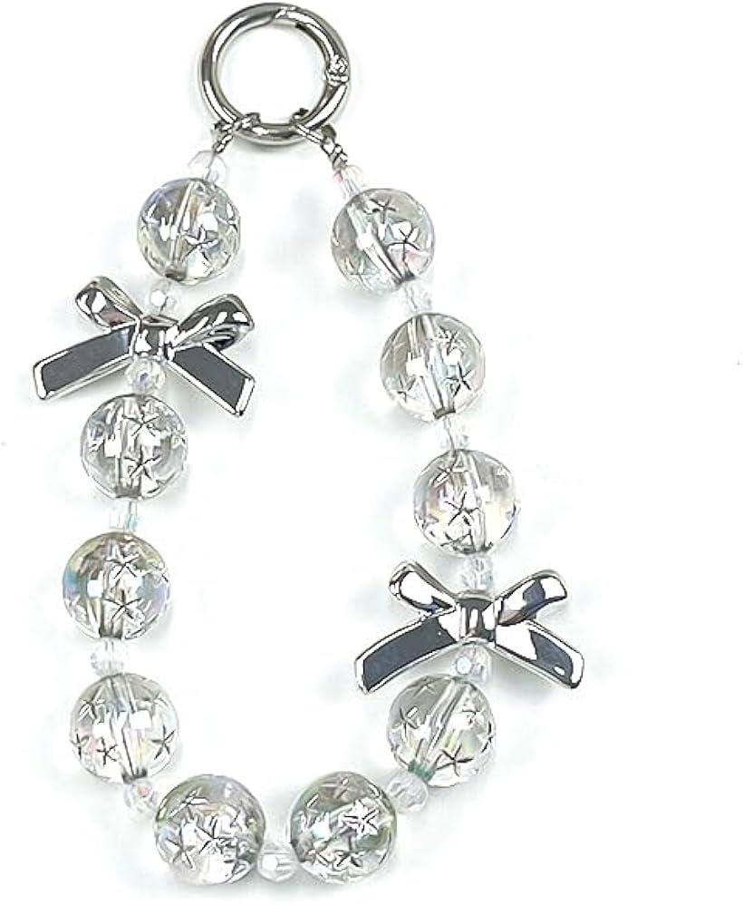 電話チャーム スマホ ちょう結び 取り外し可能 盗難防止 ストラップ