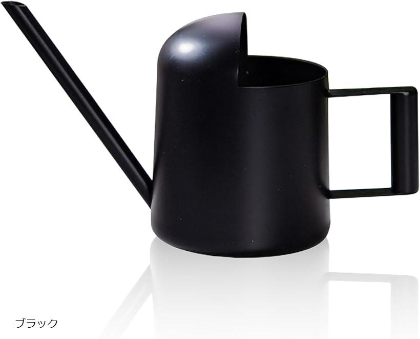 【楽天ランキング1位入賞】じょうろ ミニ ステンレス 室内 観葉植物 多肉植物 軽量 ブラック