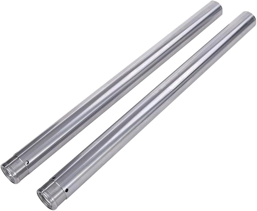 互換品ホンダ 用 VTR250 MC33 フロントフォーク インナーチューブ 左右 2本 セット 1台分 シルバーメッキ 補修 交換 社外品 カスタム パーツ