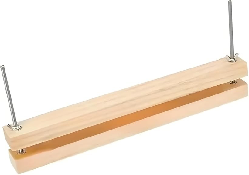 製本機 木製 38cm 圧書機 天然松材 プレス機 押し花 ハンドメイド DIY