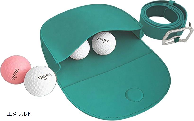 【楽天ランキング1位入賞】ゴルフボール ケース ポーチ パステルカラー コンパクト マグネットボタン ..