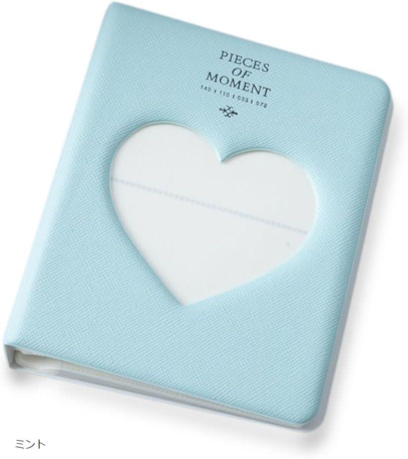 チェキ アルバム チェキ帳 instax mini evo ケース チェキ用 スリーブ パープル べビーピンク ブルー ミント